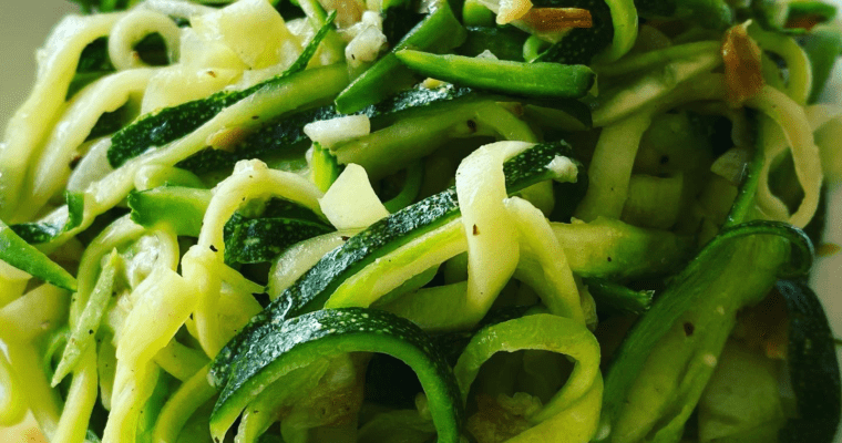 Zucchini aglio e olio